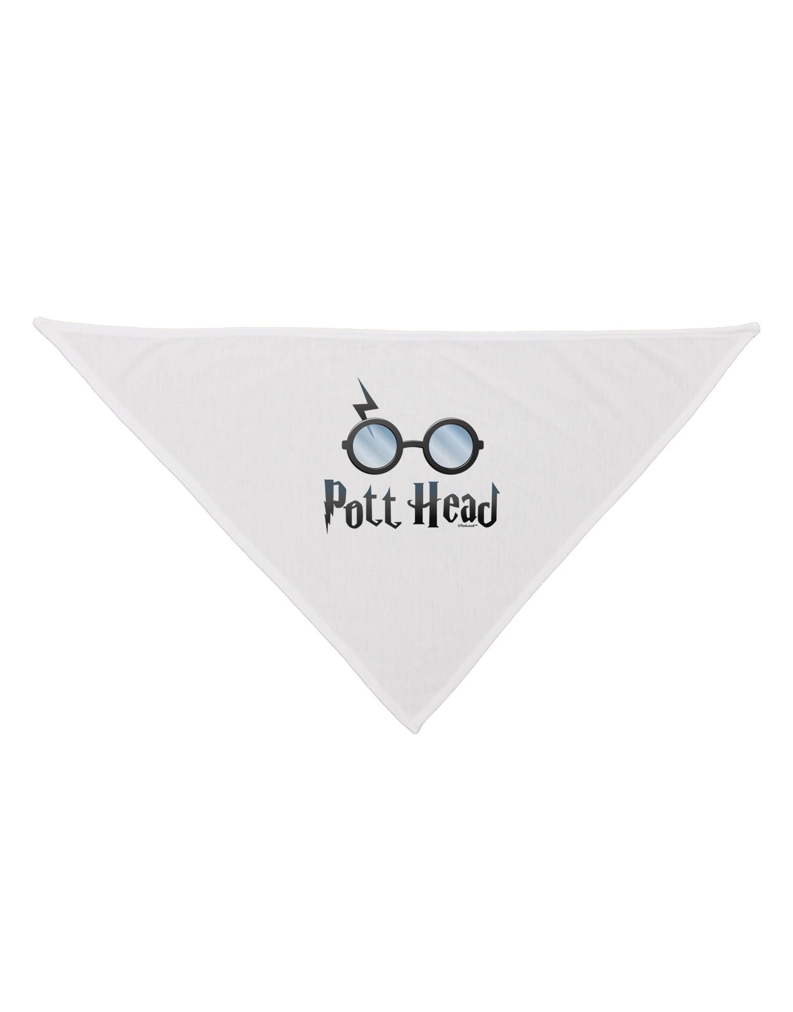 Pott Head Magic Glasses Dog Bandana 26-Dog Bandana-TooLoud-White-One-Size-Fits-Most-Davson Sales