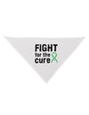 Fight for the Cure - Light Green Ribbon Celiac Disease Dog Bandana 26-Dog Bandana-TooLoud-White-One-Size-Fits-Most-Davson Sales