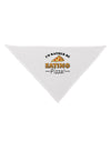 I'd Rather - Pizza Dog Bandana 26-Dog Bandana-TooLoud-White-One-Size-Fits-Most-Davson Sales