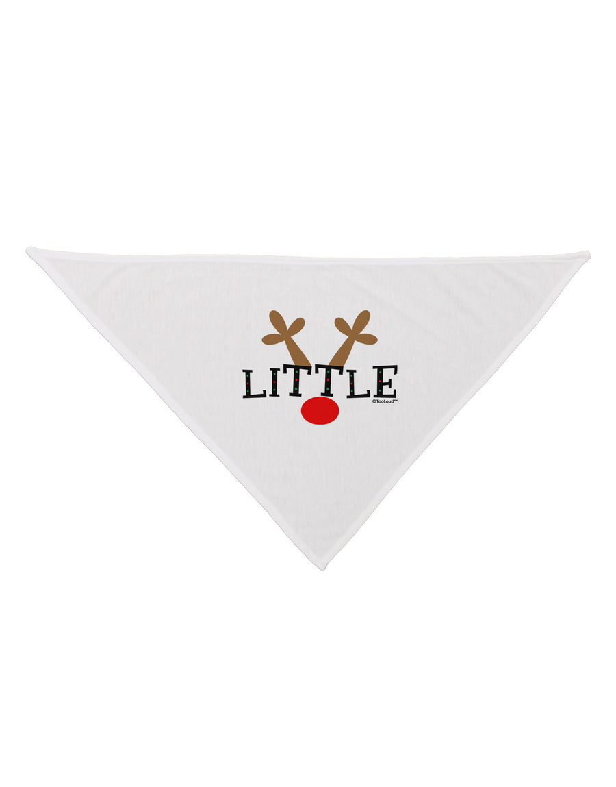Matching Family Christmas Design - Reindeer - Little Dog Bandana 26 by TooLoud-Dog Bandana-TooLoud-White-One-Size-Fits-Most-Davson Sales