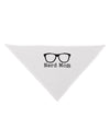 Nerd Mom - Glasses Dog Bandana 26 by TooLoud-Dog Bandana-TooLoud-White-One-Size-Fits-Most-Davson Sales