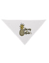 Vacay Mode Pinapple Dog Bandana 26 Inch-Dog Bandana-TooLoud-White-One-Size-Fits-Most-Davson Sales