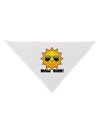 Naw Sun Cute Sun Dog Bandana 26-Dog Bandana-TooLoud-White-One-Size-Fits-Most-Davson Sales