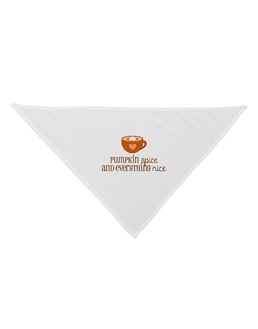 Pumpkin Spice and Everything Nice Dog Bandana 26-Dog Bandana-TooLoud-White-One-Size-Fits-Most-Davson Sales