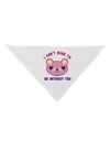 I Can't Bear to be Without You Dog Bandana 26&#x22; by-Dog Bandana-TooLoud-White-One-Size-Fits-Most-Davson Sales