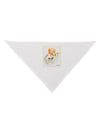 Laying Retriever Watercolor Dog Bandana 26-Dog Bandana-TooLoud-White-One-Size-Fits-Most-Davson Sales