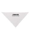 I Stand With Charlie Dog Bandana 26 by TooLoud-Dog Bandana-TooLoud-White-One-Size-Fits-Most-Davson Sales