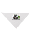 Drop The Bass Fish Dog Bandana 26-Dog Bandana-TooLoud-White-One-Size-Fits-Most-Davson Sales