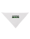 I'd Rather Be Smoking Dog Bandana 26-Dog Bandana-TooLoud-White-One-Size-Fits-Most-Davson Sales