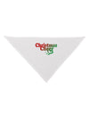 Christmas Cheer Color Dog Bandana 26-Dog Bandana-TooLoud-White-One-Size-Fits-Most-Davson Sales