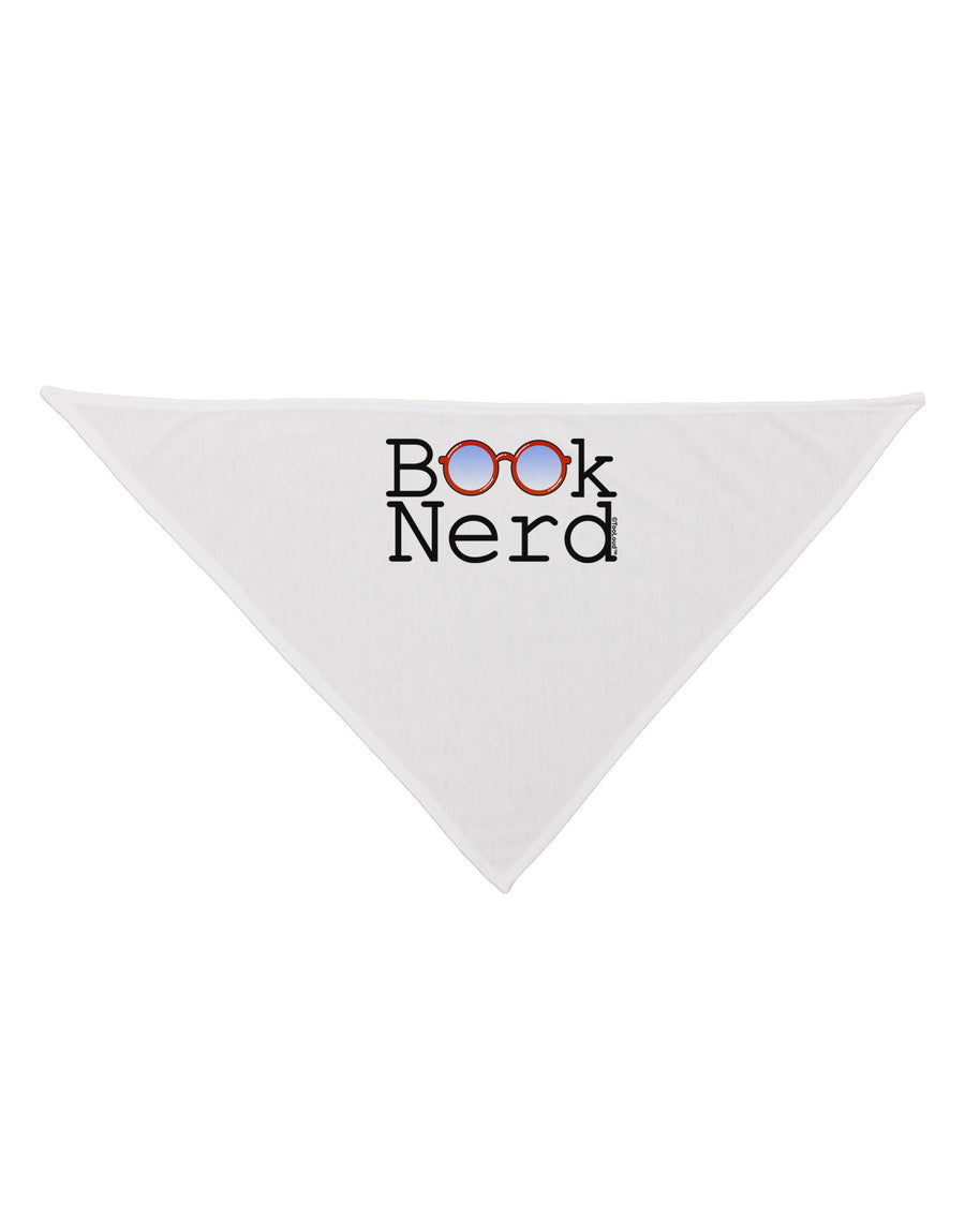 Book Nerd Dog Bandana 26-Dog Bandana-TooLoud-White-One-Size-Fits-Most-Davson Sales