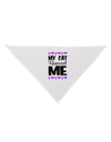 My Cat Rescued Me Dog Bandana 26-Dog Bandana-TooLoud-White-One-Size-Fits-Most-Davson Sales