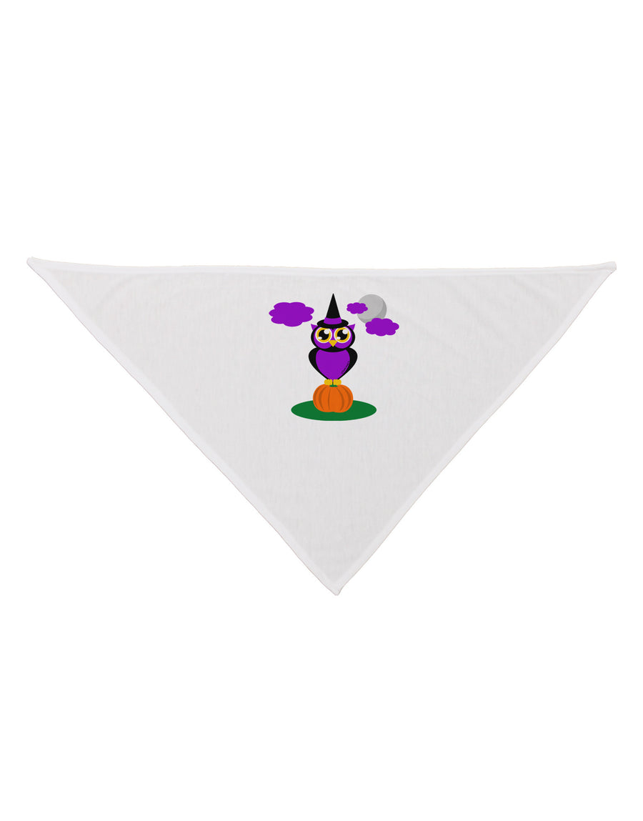 Owl Purple Dog Bandana 26-Dog Bandana-TooLoud-White-One-Size-Fits-Most-Davson Sales