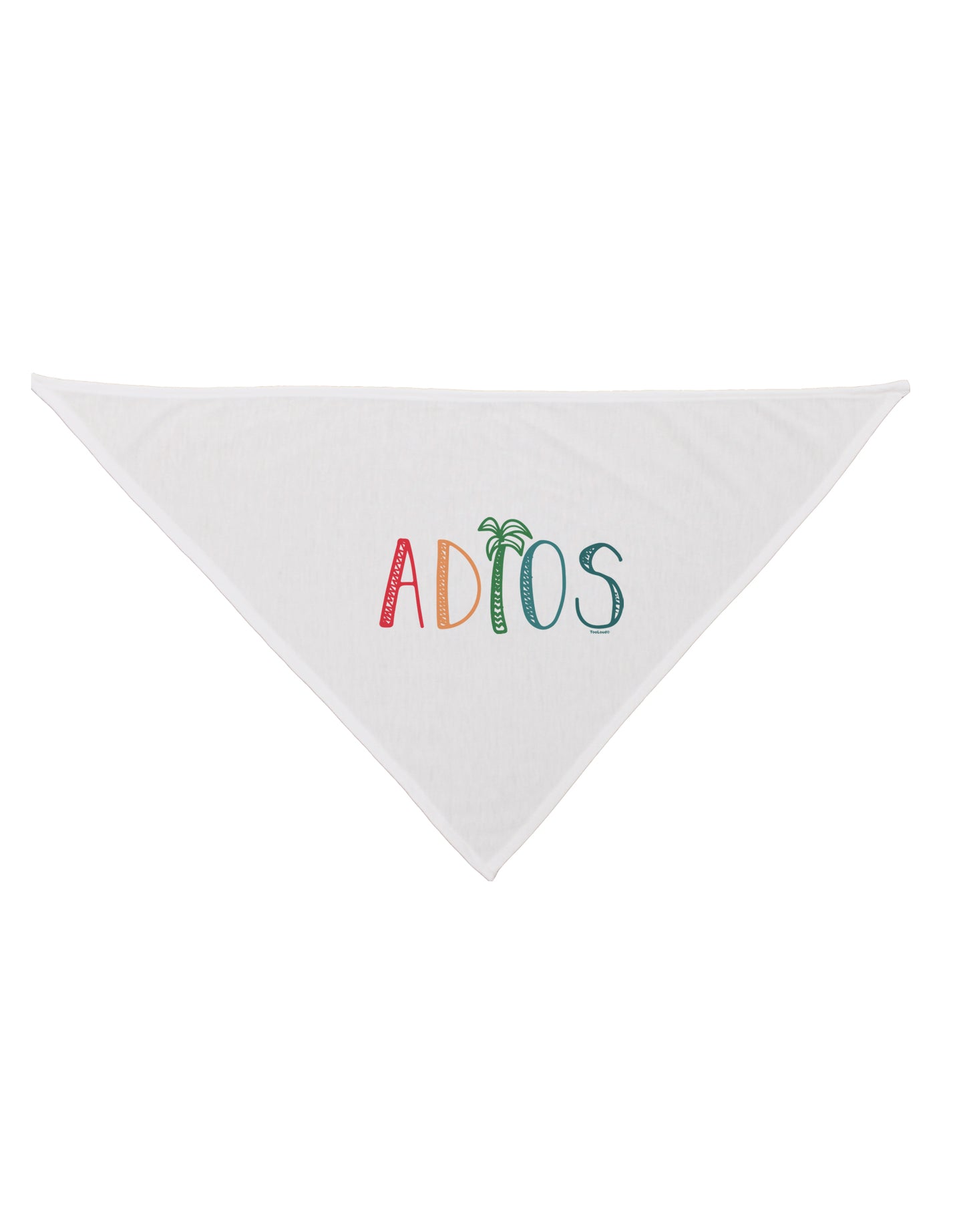 Adios Dog Bandana 26 Inch-Dog Bandana-TooLoud-White-One-Size-Fits-Most-Davson Sales