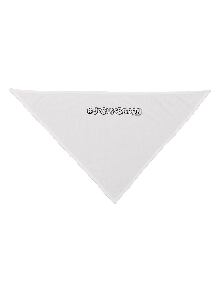 Hashtag JeSuisBacon Deco Dog Bandana 26-Dog Bandana-TooLoud-White-One-Size-Fits-Most-Davson Sales