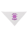 Cute As A Button Smiley Face Dog Bandana 26-Dog Bandana-TooLoud-White-One-Size-Fits-Most-Davson Sales