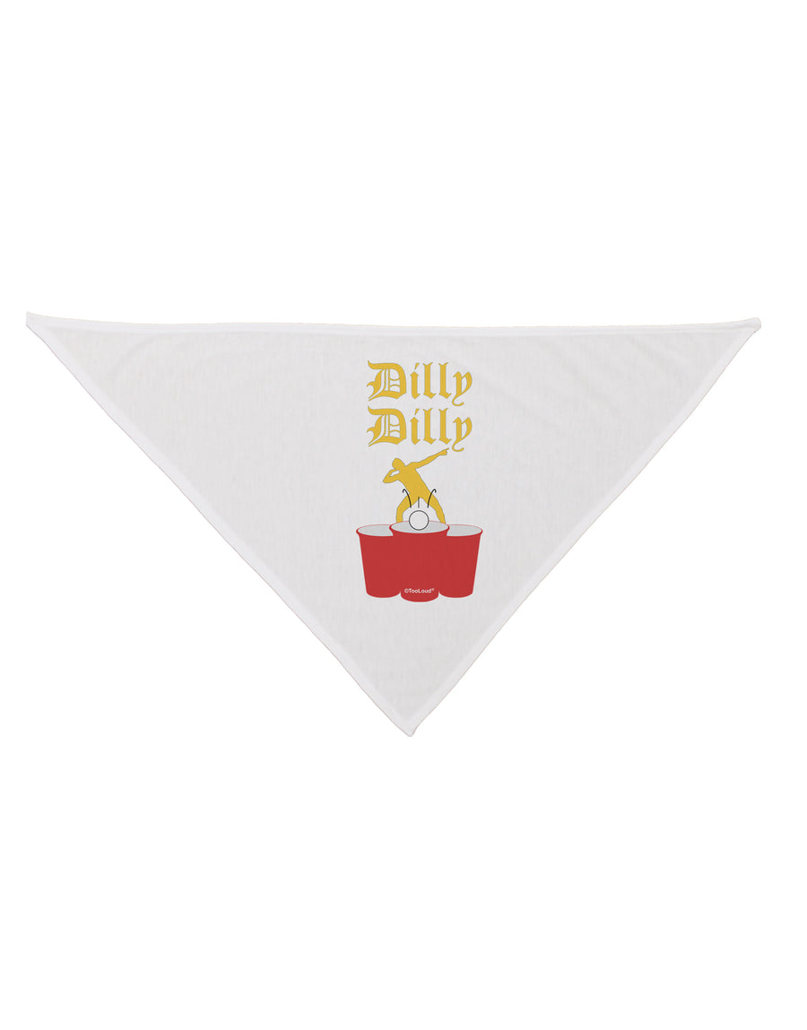 Dilly Dilly Funny Beer Dog Bandana 26 by TooLoud-Dog Bandana-TooLoud-White-One-Size-Fits-Most-Davson Sales