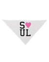 Matching Soulmate Design - Soul - Pink Dog Bandana 26 by TooLoud-Dog Bandana-TooLoud-White-One-Size-Fits-Most-Davson Sales