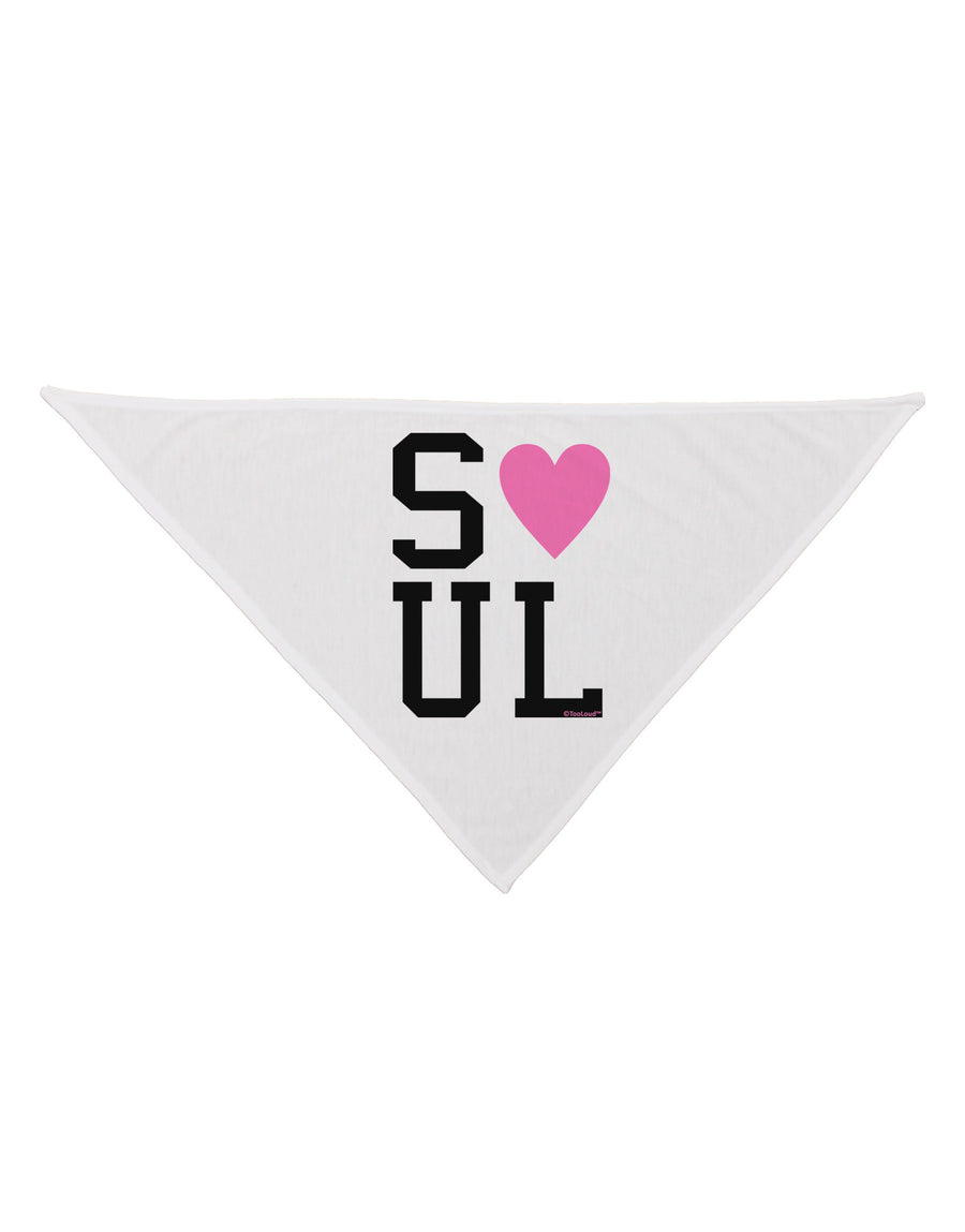 Matching Soulmate Design - Soul - Pink Dog Bandana 26 by TooLoud-Dog Bandana-TooLoud-White-One-Size-Fits-Most-Davson Sales