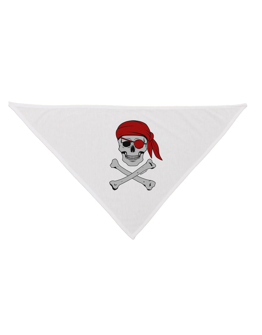 Pirate Skull Dog Bandana 26-Dog Bandana-TooLoud-White-One-Size-Fits-Most-Davson Sales