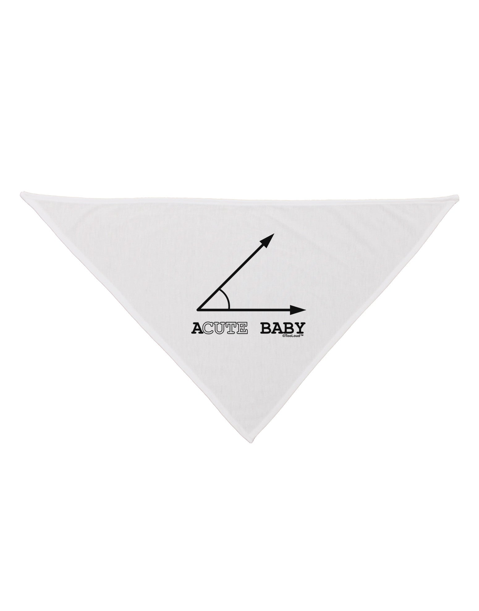 Acute Baby Dog Bandana 26-Dog Bandana-TooLoud-White-One-Size-Fits-Most-Davson Sales