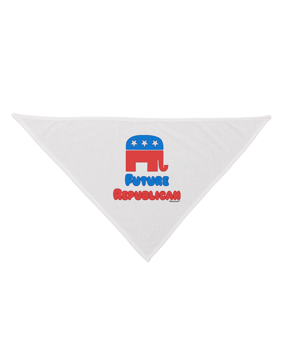 Future Republican Dog Bandana 26"-Dog Bandana-TooLoud-White-One-Size-Fits-Most-Davson Sales