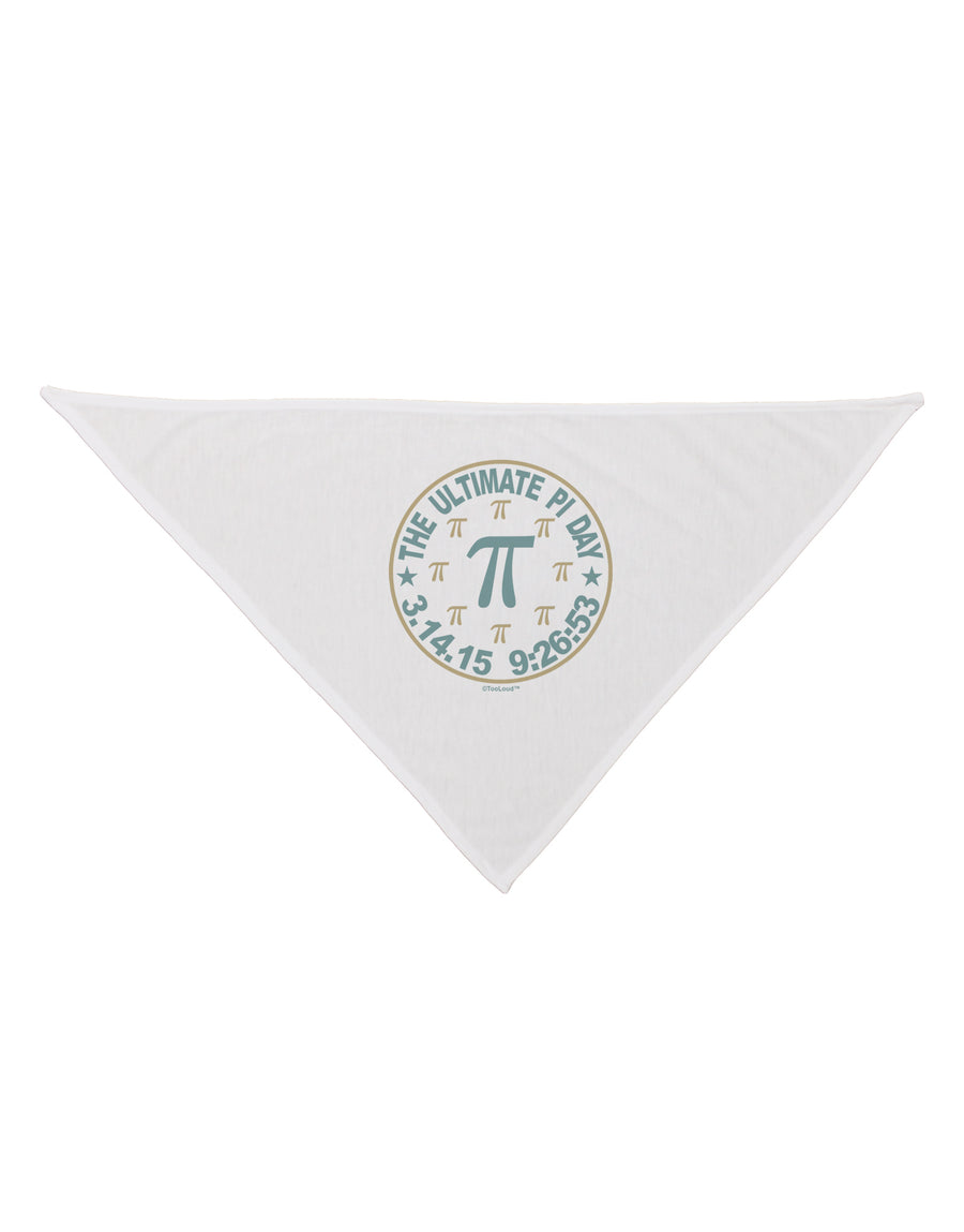 The Ultimate Pi Day Emblem Dog Bandana 26 by TooLoud-Dog Bandana-TooLoud-White-One-Size-Fits-Most-Davson Sales