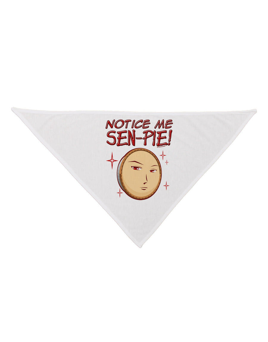 Notice Me Sen-pie Dog Bandana 26-Dog Bandana-TooLoud-White-One-Size-Fits-Most-Davson Sales