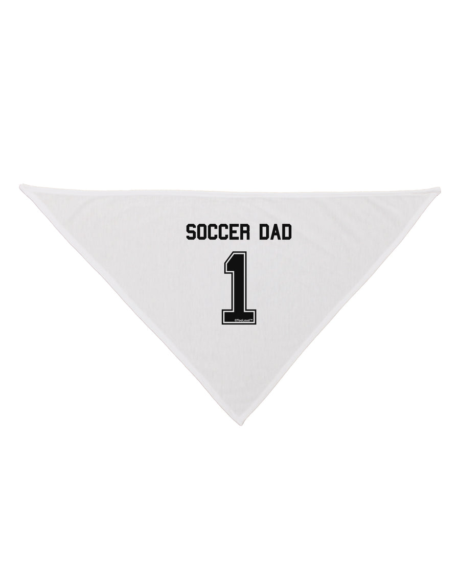 Soccer Dad Jersey Dog Bandana 26 by TooLoud-Dog Bandana-TooLoud-White-One-Size-Fits-Most-Davson Sales