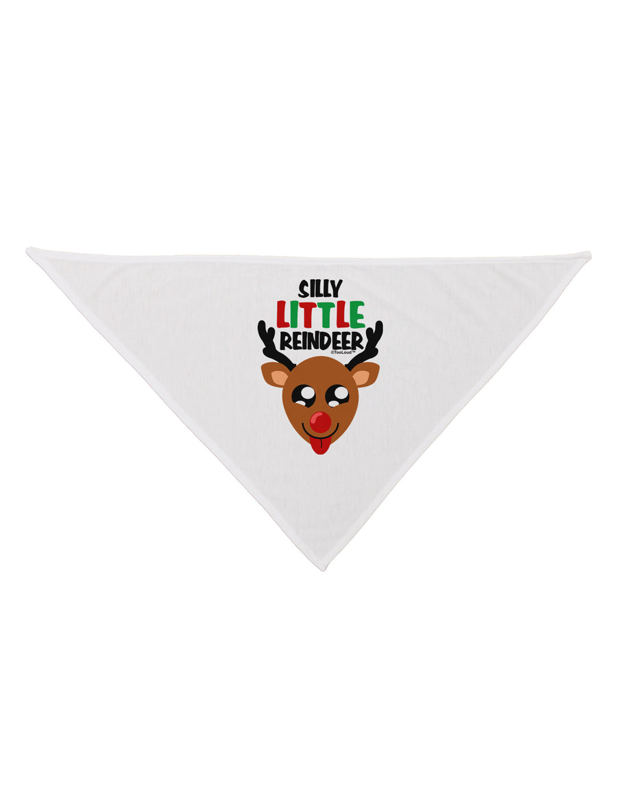 Silly Little Reindeer Matching Deer Dog Bandana 26-Dog Bandana-TooLoud-White-One-Size-Fits-Most-Davson Sales