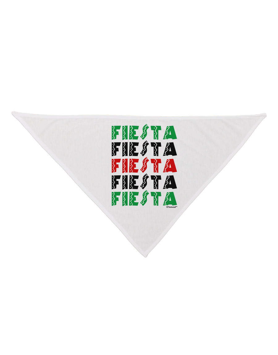 Cinco Fiestas Dog Bandana 26 by TooLoud-Dog Bandana-TooLoud-White-One-Size-Fits-Most-Davson Sales