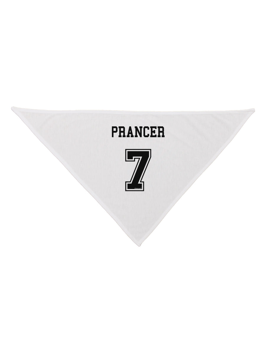 Reindeer Jersey - Prancer 7 Dog Bandana 26-Dog Bandana-TooLoud-White-One-Size-Fits-Most-Davson Sales