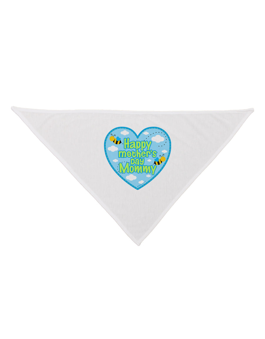 Happy Mother's Day Mommy - Blue Dog Bandana 26 by TooLoud-Dog Bandana-TooLoud-White-One-Size-Fits-Most-Davson Sales