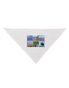 Palm Springs Square Collage Dog Bandana 26-Dog Bandana-TooLoud-White-One-Size-Fits-Most-Davson Sales