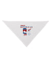 Proud Republican Checkmark Dog Bandana 26-Dog Bandana-TooLoud-White-One-Size-Fits-Most-Davson Sales