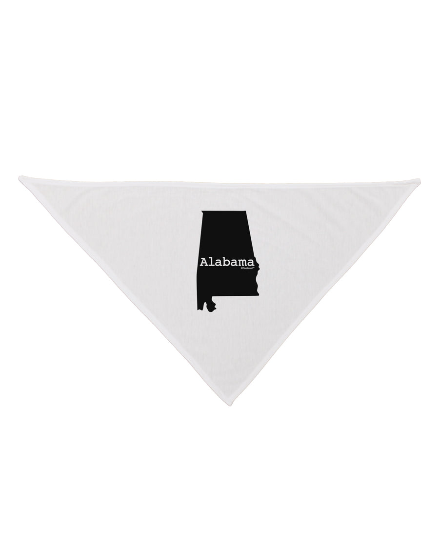 Alabama - United States Shape Dog Bandana 26 by TooLoud-Dog Bandana-TooLoud-White-One-Size-Fits-Most-Davson Sales