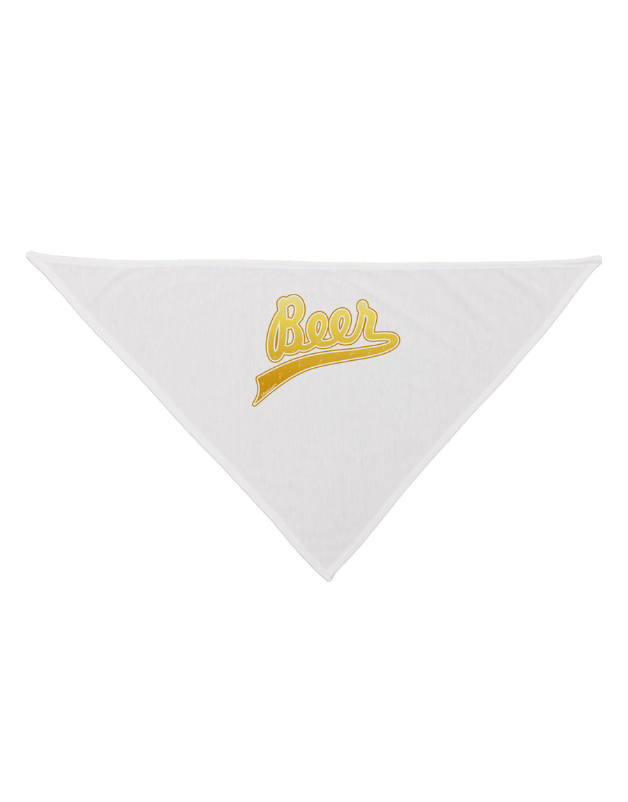 Beer Jersey Dog Bandana 26-Dog Bandana-TooLoud-White-One-Size-Fits-Most-Davson Sales