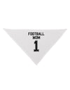 Football Mom Jersey Dog Bandana 26"-Dog Bandana-TooLoud-White-One-Size-Fits-Most-Davson Sales