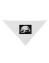 T-Rex and Triceratops Silhouettes Design Dog Bandana 26 by TooLoud-Dog Bandana-TooLoud-White-One-Size-Fits-Most-Davson Sales