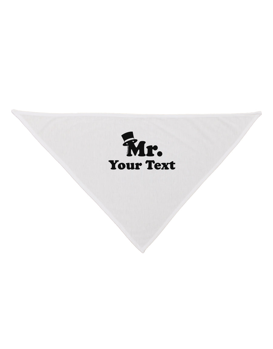 Personalized Mr Classy Dog Bandana 26 by TooLoud-Dog Bandana-TooLoud-White-One-Size-Fits-Most-Davson Sales