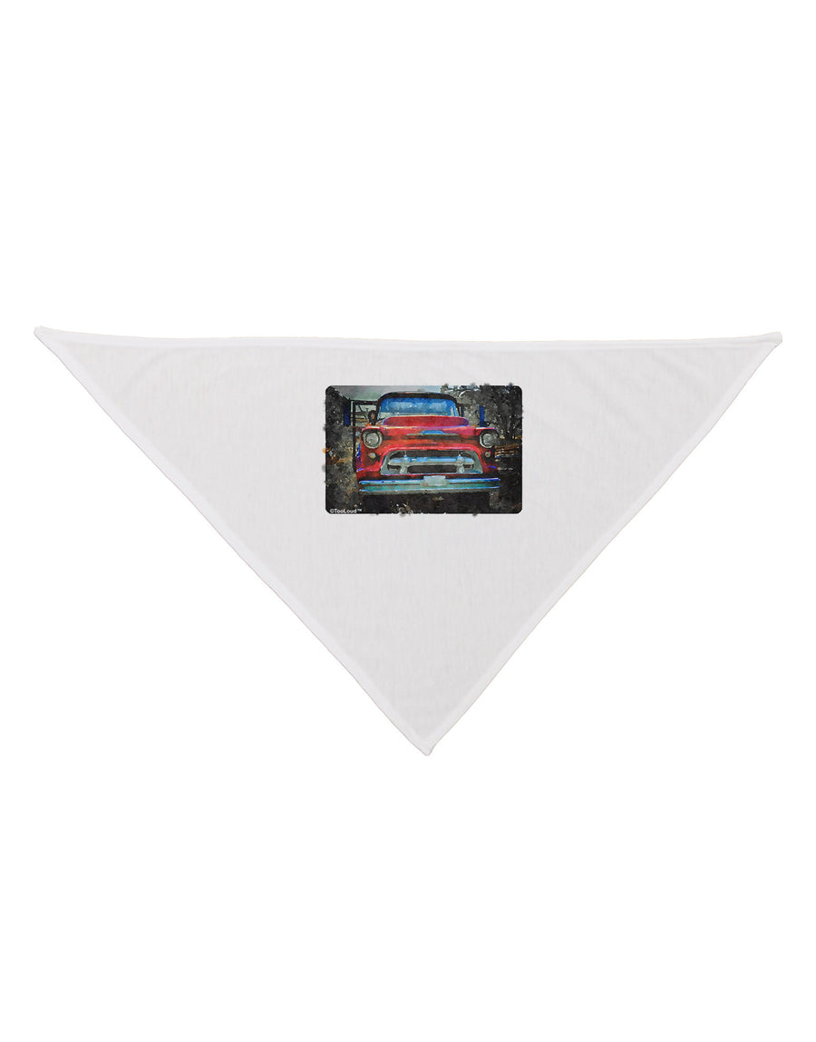 Vintage Truck Watercolor Dog Bandana 26-Dog Bandana-TooLoud-White-One-Size-Fits-Most-Davson Sales