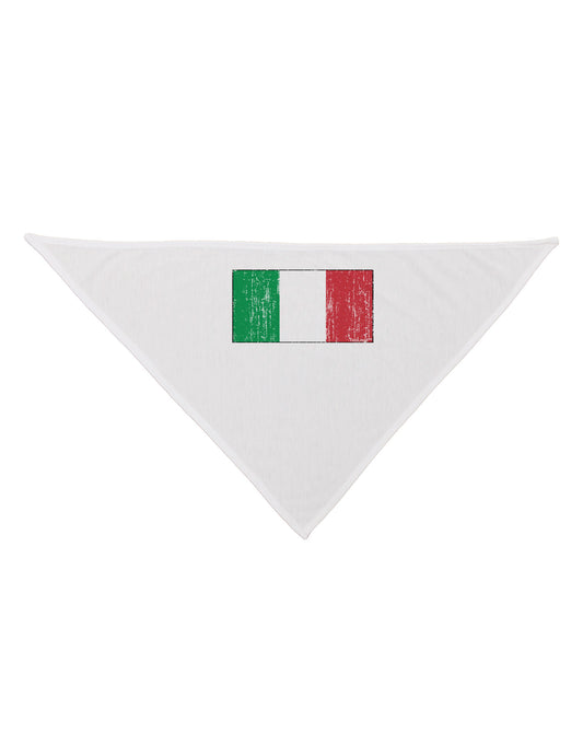 Italian Flag - Distressed Dog Bandana 26 by TooLoud-Dog Bandana-TooLoud-White-One-Size-Fits-Most-Davson Sales