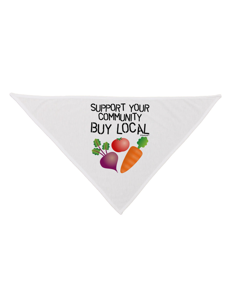 Support Your Community - Buy Local Dog Bandana 26-Dog Bandana-TooLoud-White-One-Size-Fits-Most-Davson Sales