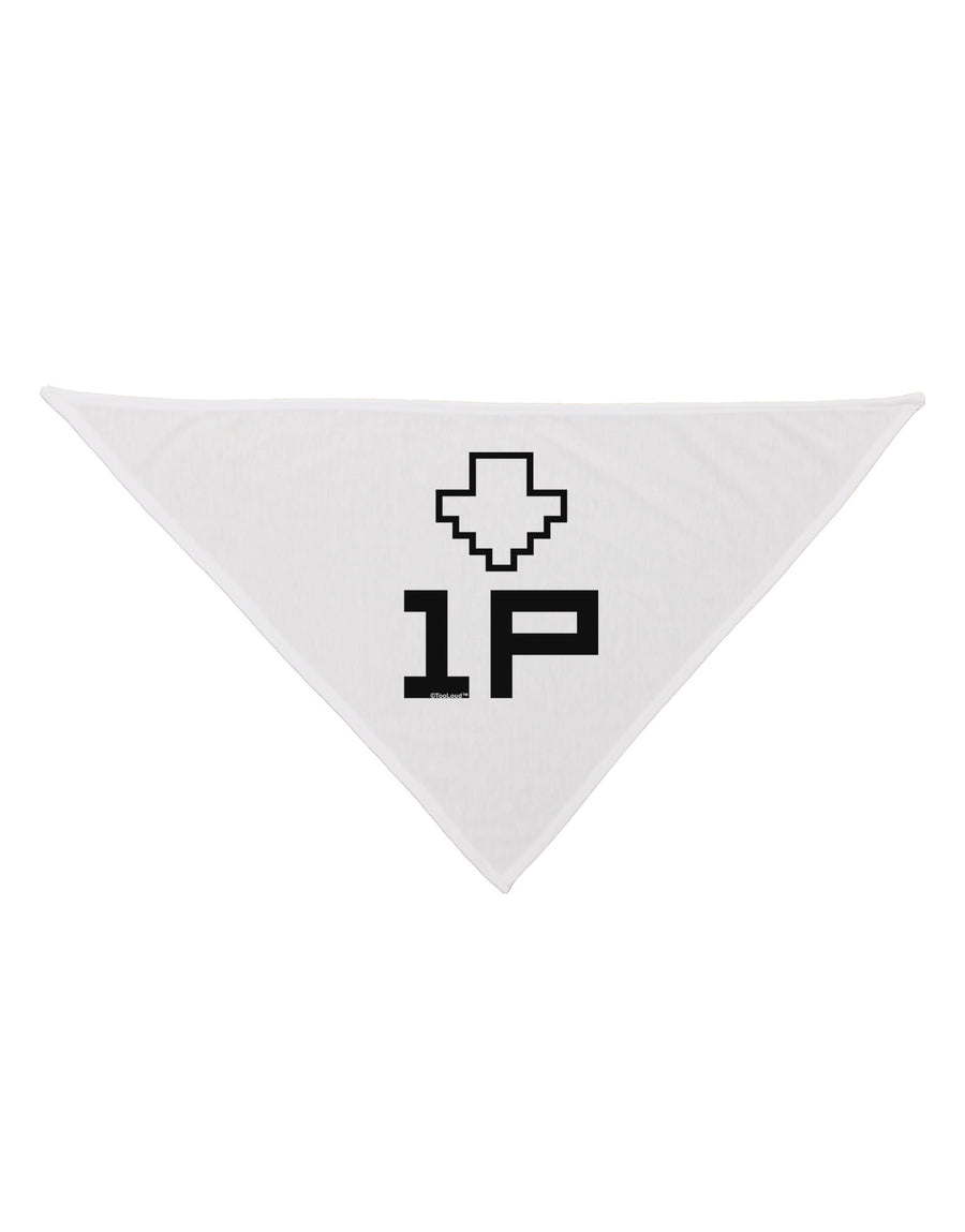 Player One Couples Design Dog Bandana 26-Dog Bandana-TooLoud-White-One-Size-Fits-Most-Davson Sales