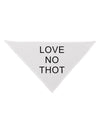 Love No Thot Dog Bandana 26-Dog Bandana-TooLoud-White-One-Size-Fits-Most-Davson Sales