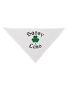 Sassy Lass St Patricks Day Dog Bandana 26-Dog Bandana-TooLoud-White-One-Size-Fits-Most-Davson Sales