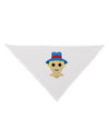 Cute Pixel Scarecrow Dog Bandana 26-Dog Bandana-TooLoud-White-One-Size-Fits-Most-Davson Sales