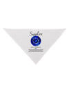 Birthstone Sapphire Dog Bandana 26-Dog Bandana-TooLoud-White-One-Size-Fits-Most-Davson Sales