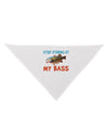 Stop Staring At My Bass Dog Bandana 26-Dog Bandana-TooLoud-White-One-Size-Fits-Most-Davson Sales