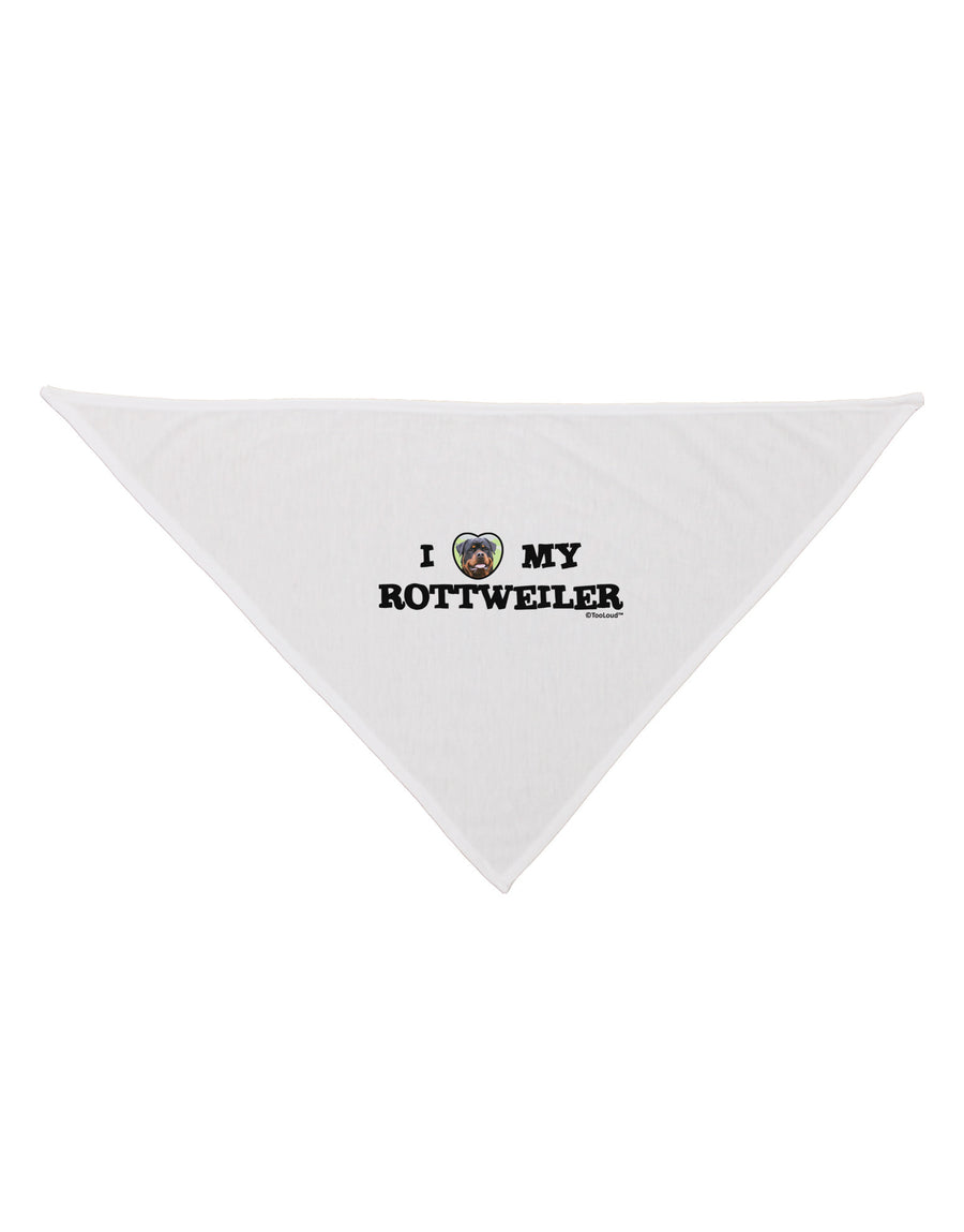 I Heart My Rottweiler Dog Bandana 26 by TooLoud-Dog Bandana-TooLoud-White-One-Size-Fits-Most-Davson Sales